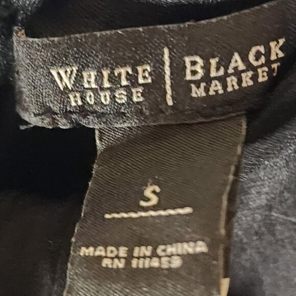 WHBM Black Sleeveless Wide-Leg Jumpsuit – Size Small – Chic & Elegant - Picture 5 of 6